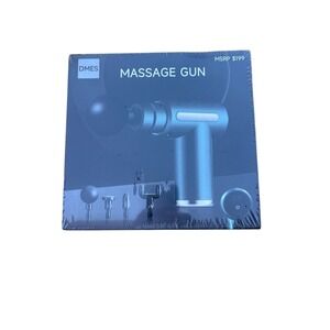 DMES Massage Gun w Four Specialty Massage Heads Percussion Massager NIB